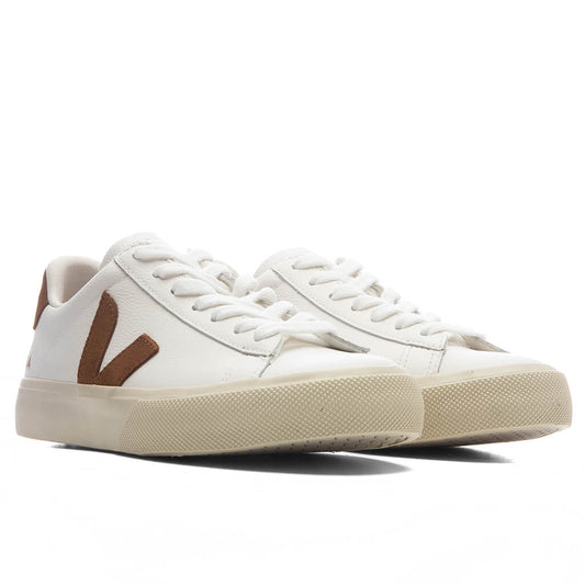 Women's Campo Leather - White/Cognac