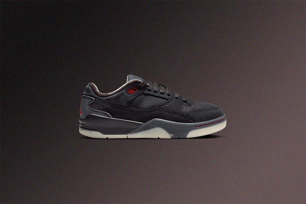 Air Jordan x WHO DECIDES WAR Women's Flight Court - Black/Varsity Red/Off Noir/Muslin