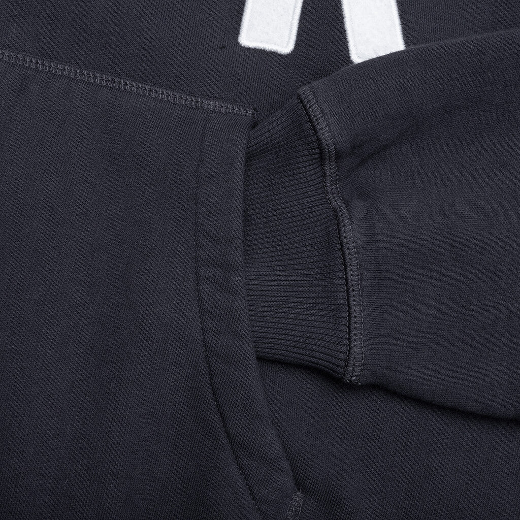 Word Salad Zip Hooded Sweatshirt - Dark Navy