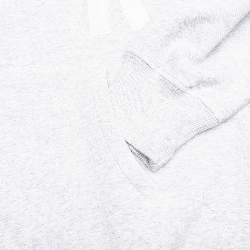 Word Salad Zip Hooded Sweatshirt - Heather Grey