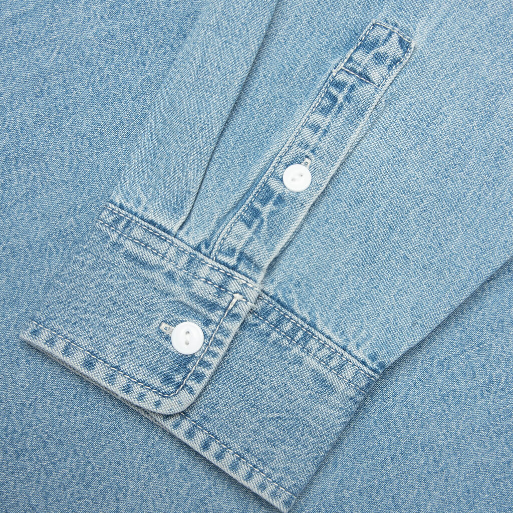 Work Denim Shirt - Light Denim