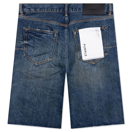 Worn Vintage Shorts - Mid Indigo
