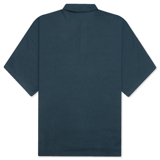 Wyatt Boxy Polo - Navy