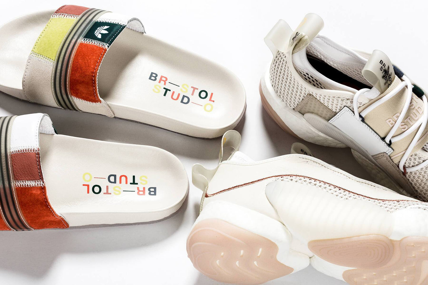 adidas Originals x Bristol Studios Adilette Slide - Cloud White