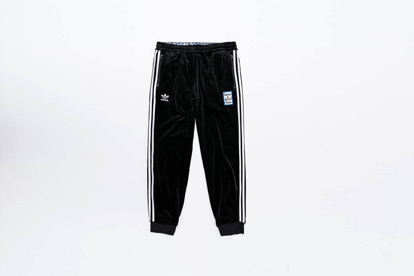 adidas Originals x Have A Good Time Velour Track Pants - Black