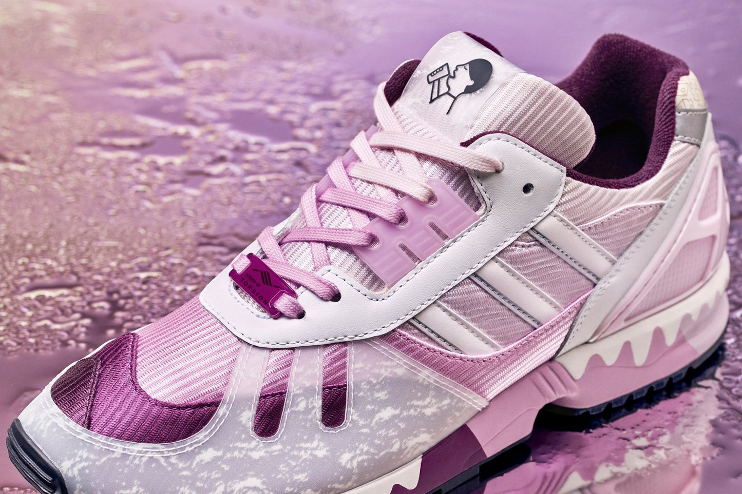 adidas Originals x Hey Tea ZX 6000 - White/Merlot
