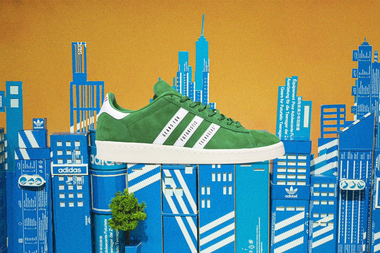 adidas Originals x Human Made Campus - Green