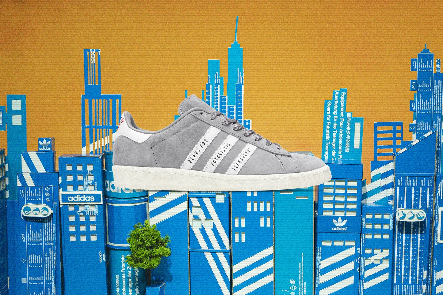 adidas Originals x Human Made Campus - Light Onix