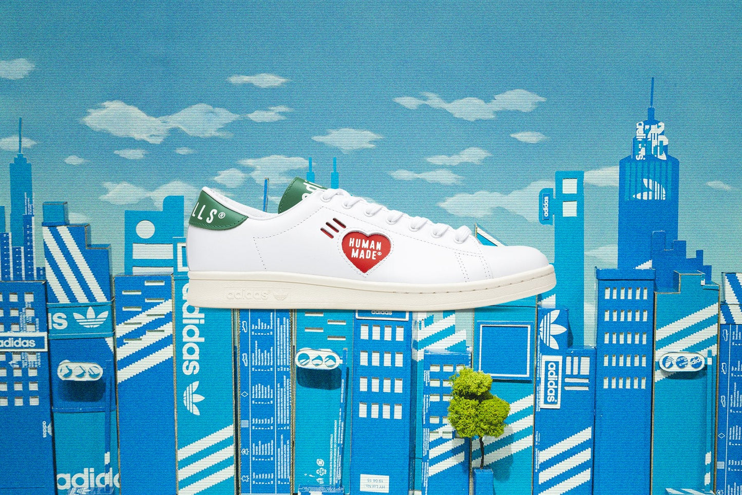adidas Originals x Human Made Stan Smith - White/Green