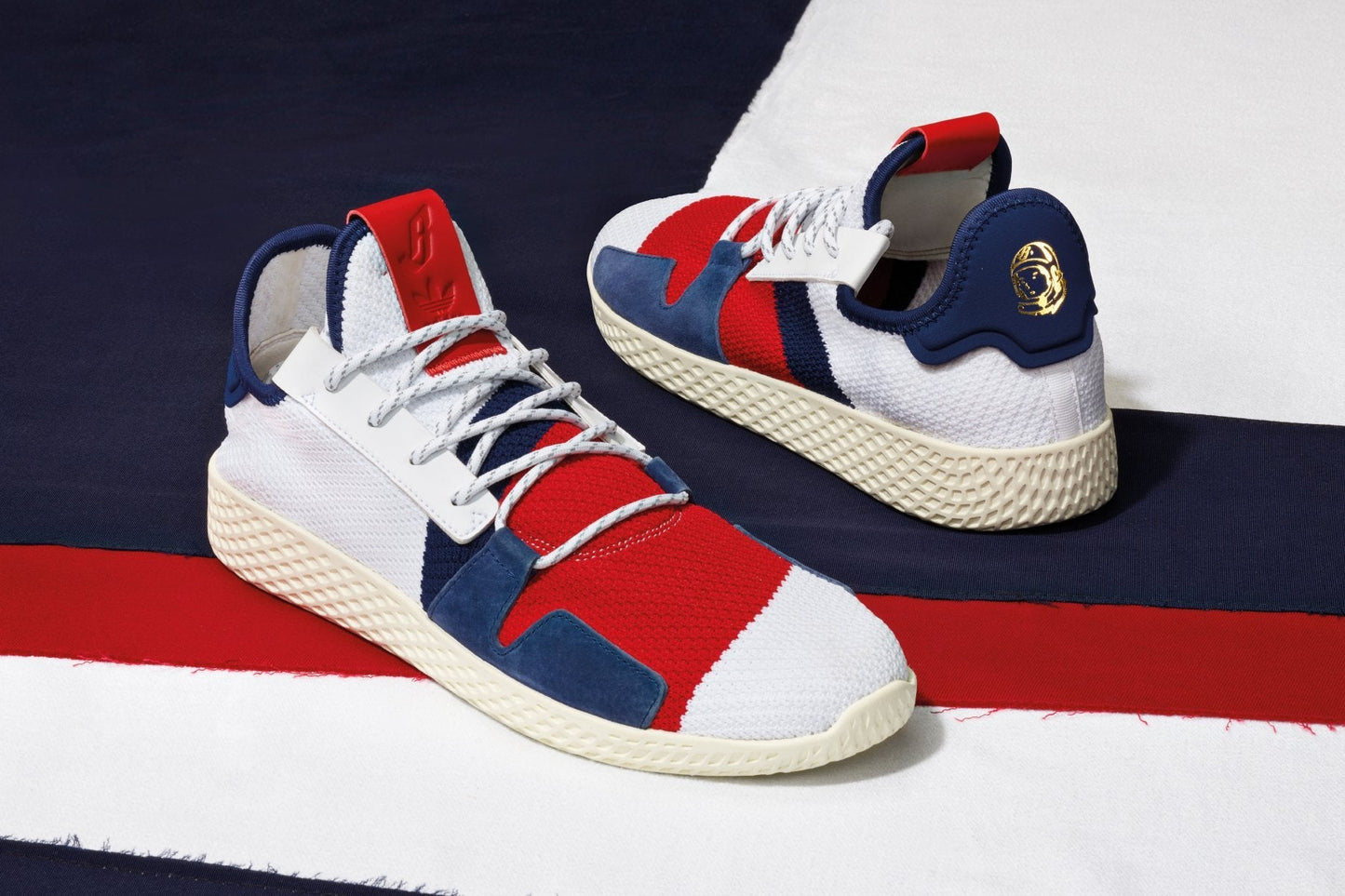 adidas Originals x Pharrell Williams BBC HU V2 - White/Scarlet/Dark Blue