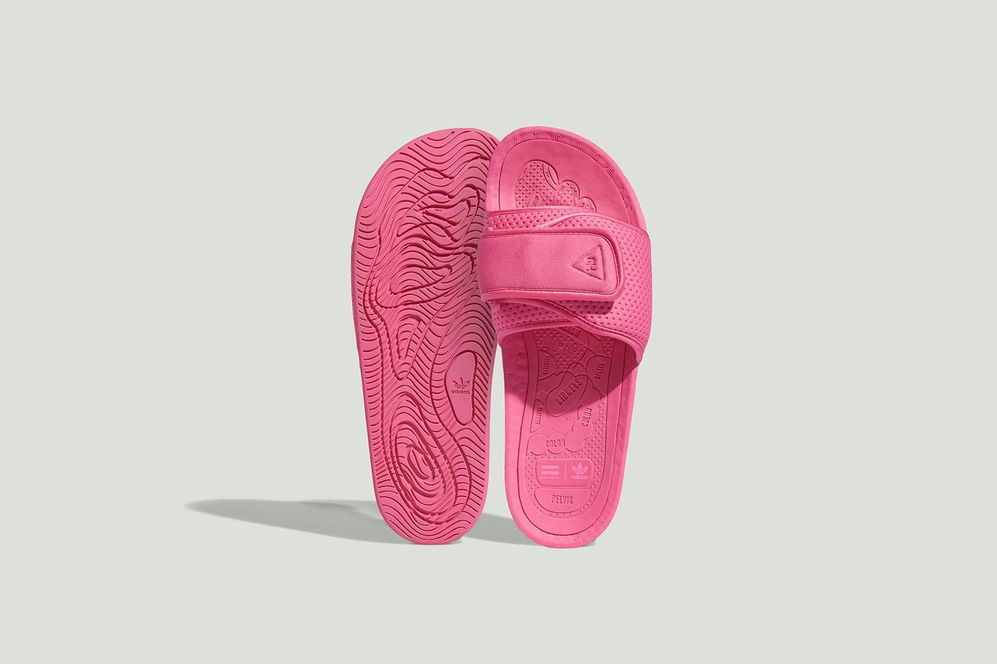 adidas Originals x Pharrell Williams Boost Slide - Semi Solar Pink