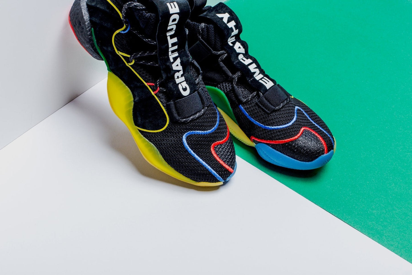 adidas Originals x Pharrell Williams Crazy BYW LVL X - Core Black/Green