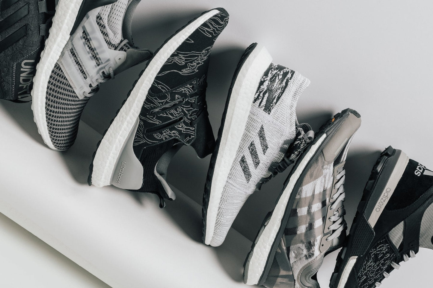 adidas Originals x UNDEFEATED Pureboost RBL - Shift Grey/Cinder/Utility Black