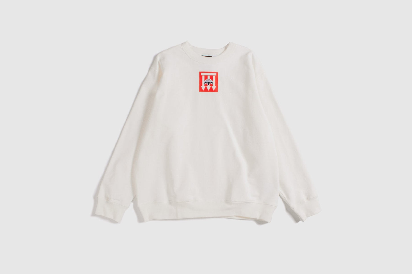 adidas Originals x Alexander Wang AW Graphic Crewneck - Core White/Borange