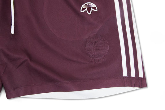 adidas Originals x Alexander Wang AW Shorts - Maroon/White