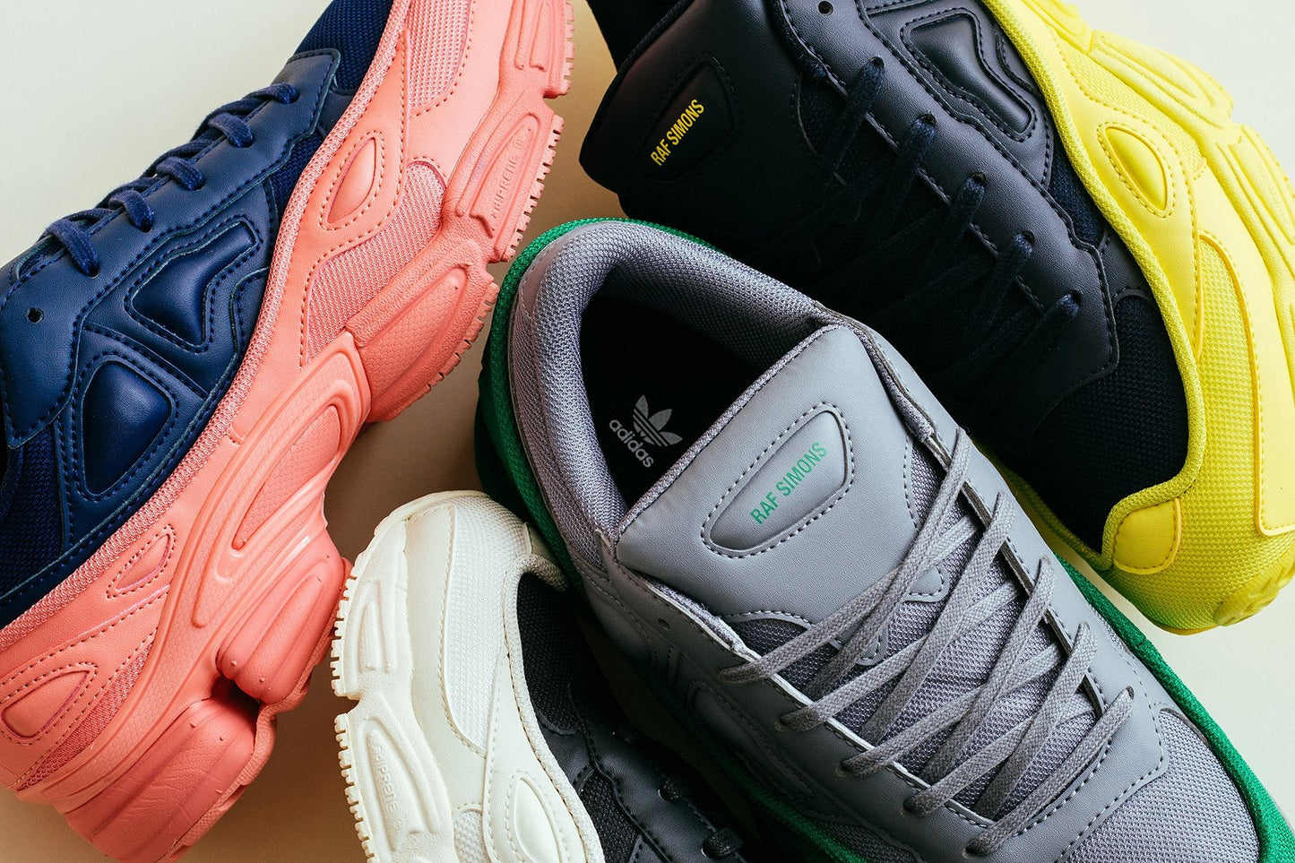 adidas Originals x Raf Simons Ozweego - Tactile Rose/Dark Blue