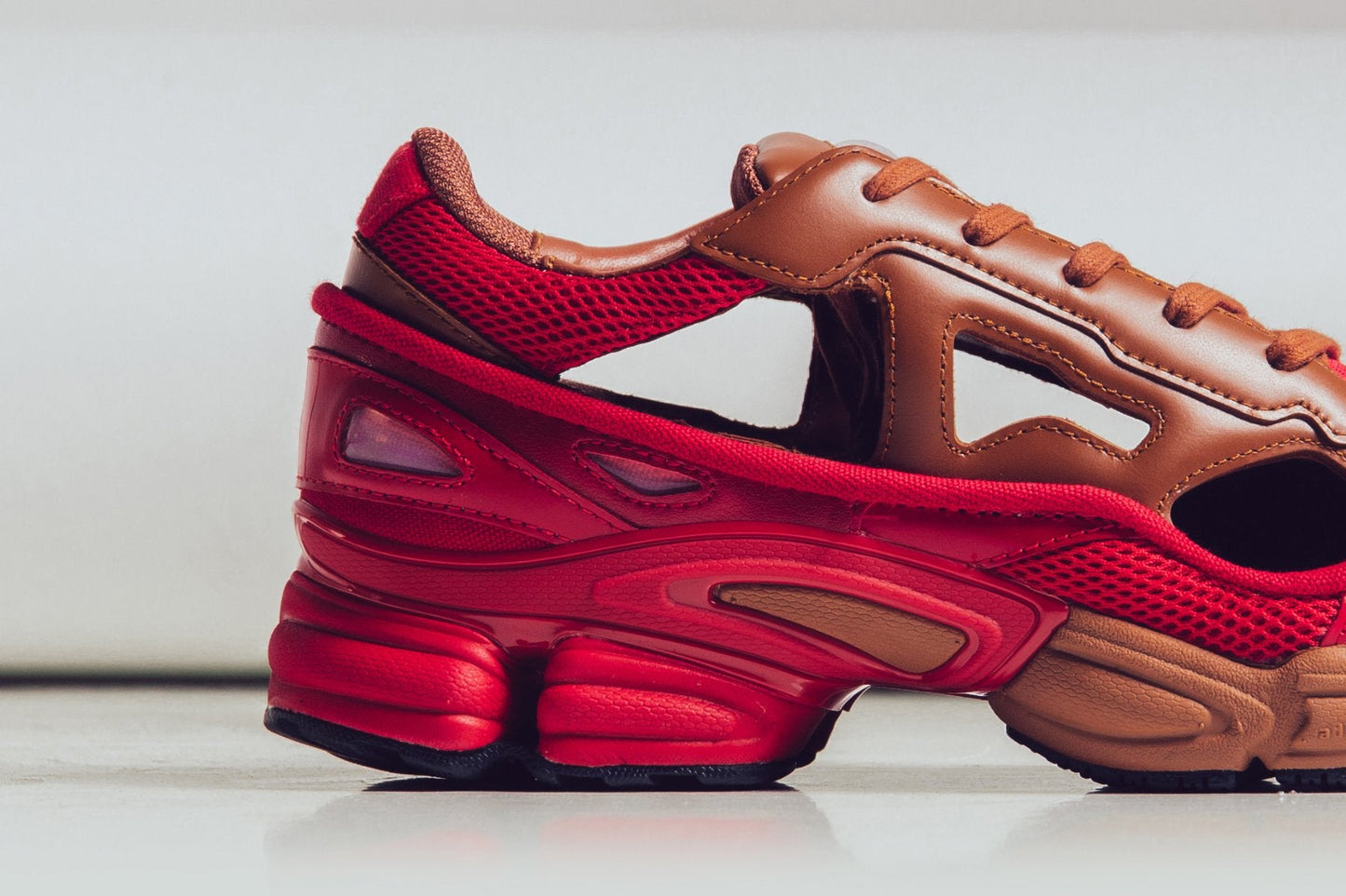 adidas Originals x Raf Simons Replicant Ozweego - Scarlet/Rust/Scarlet
