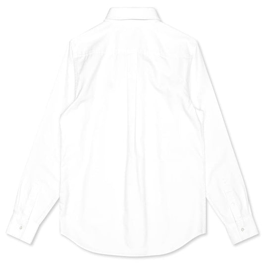 A-Wing Patch Oxford Shirt - White