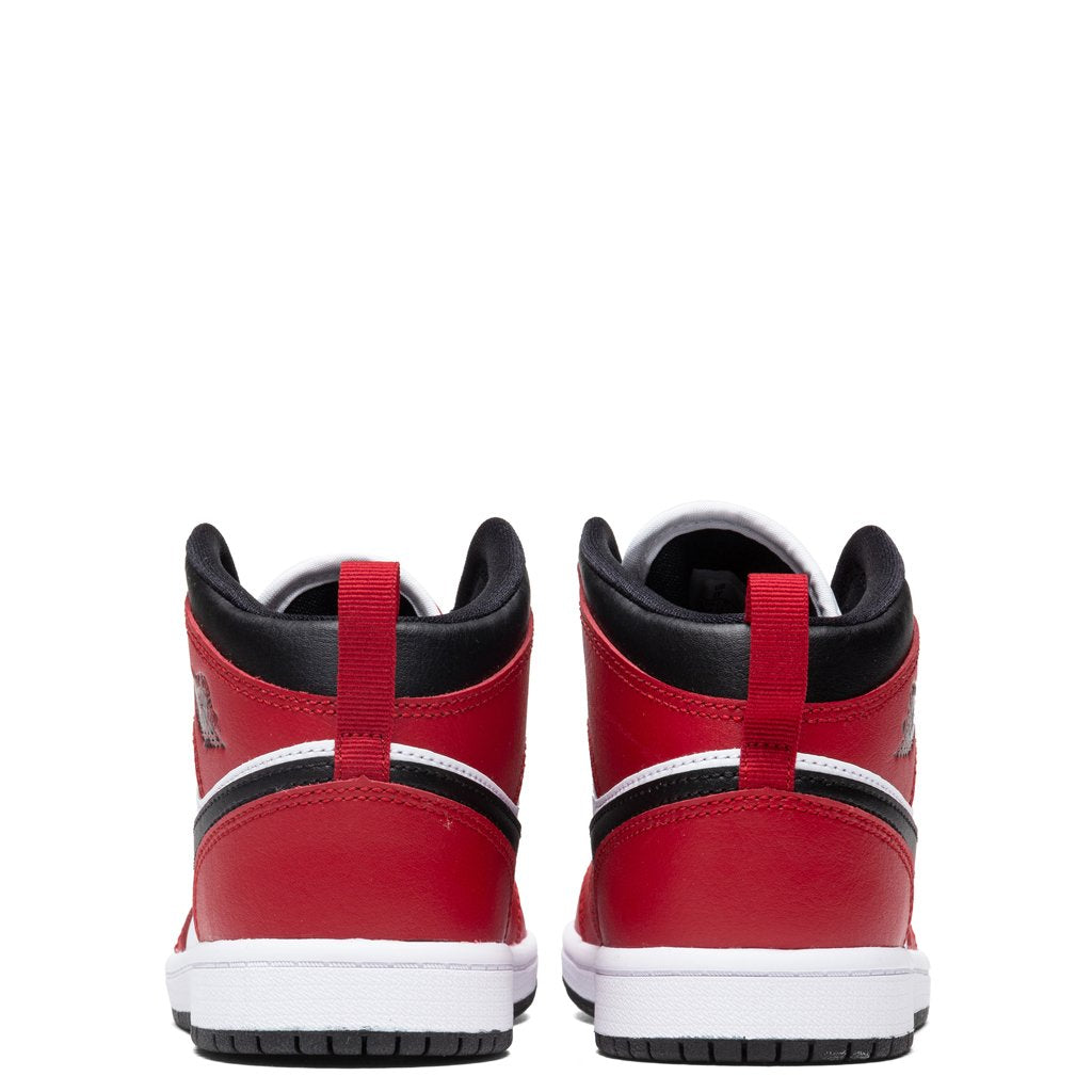 Air Jordan 1 Mid (PS) - Black/Gym Red