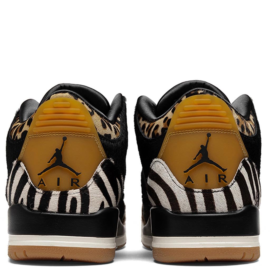 Air Jordan 3 Retro SE "Animal Instinct" - Black/MultiColor/Dark Mocha