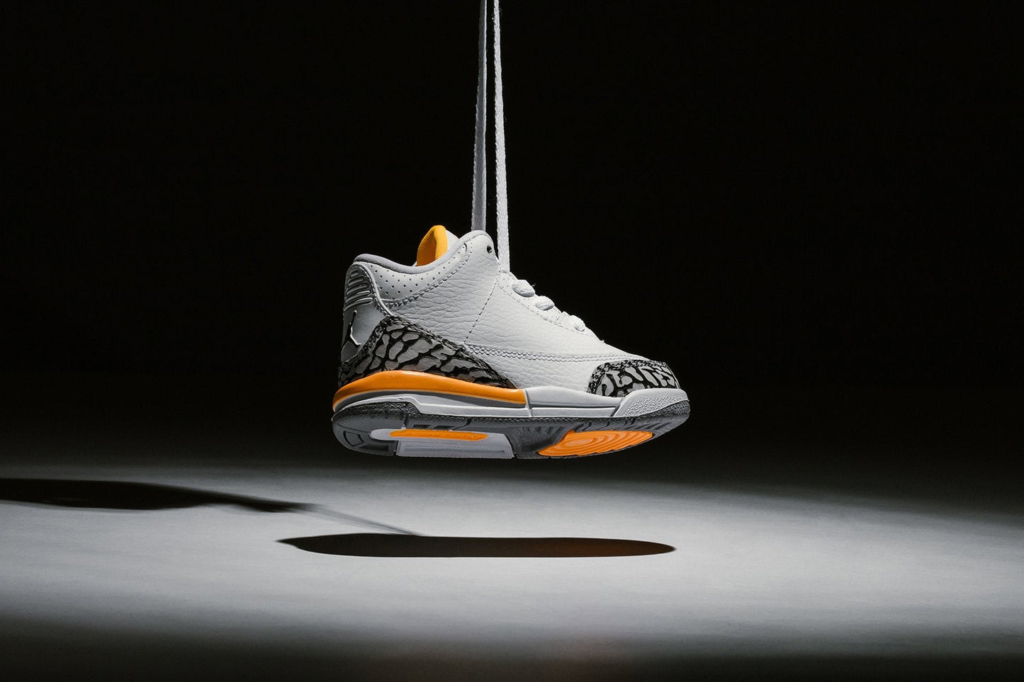 Air Jordan 3 Retro (TD) "Laser Orange" - White/Black