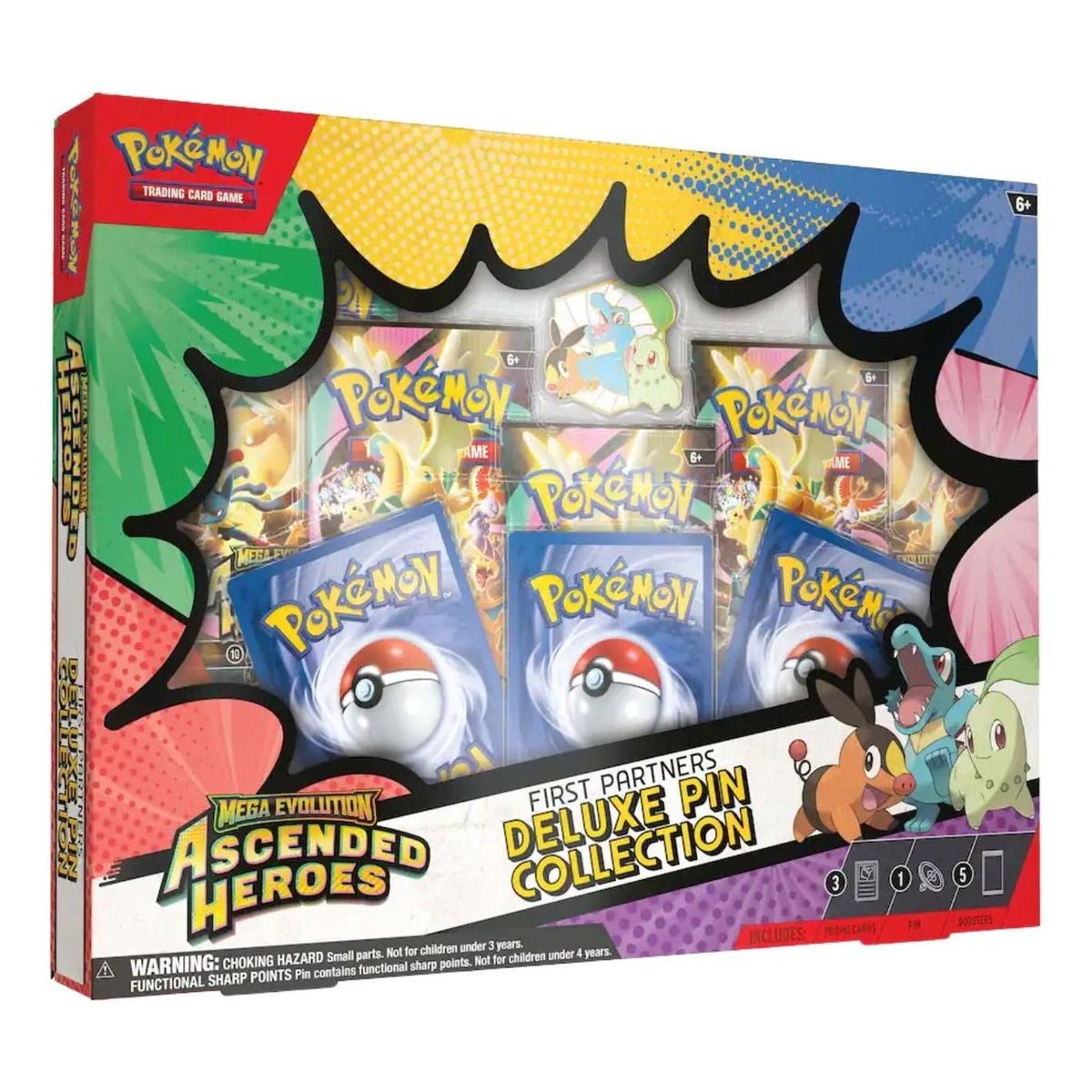 Pokemon Card Eng. 2026 Pokemon ME: Ascended Heroes First Partners Deluxe Pin Collection Box 10-10301-108