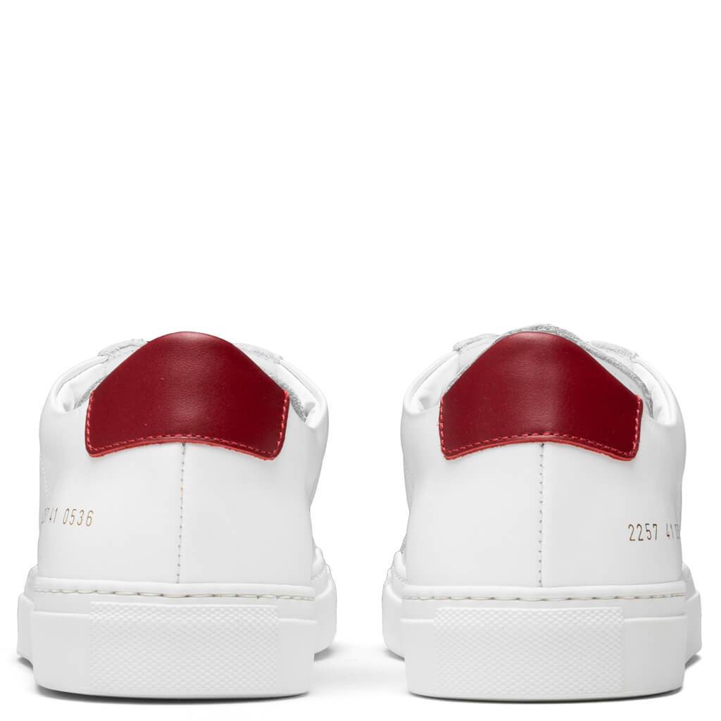 2257 Retro Low - White/Red