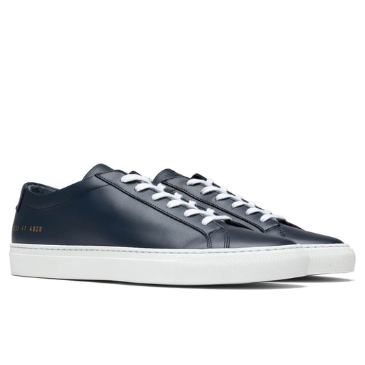 Achilles Low White Sole - Navy