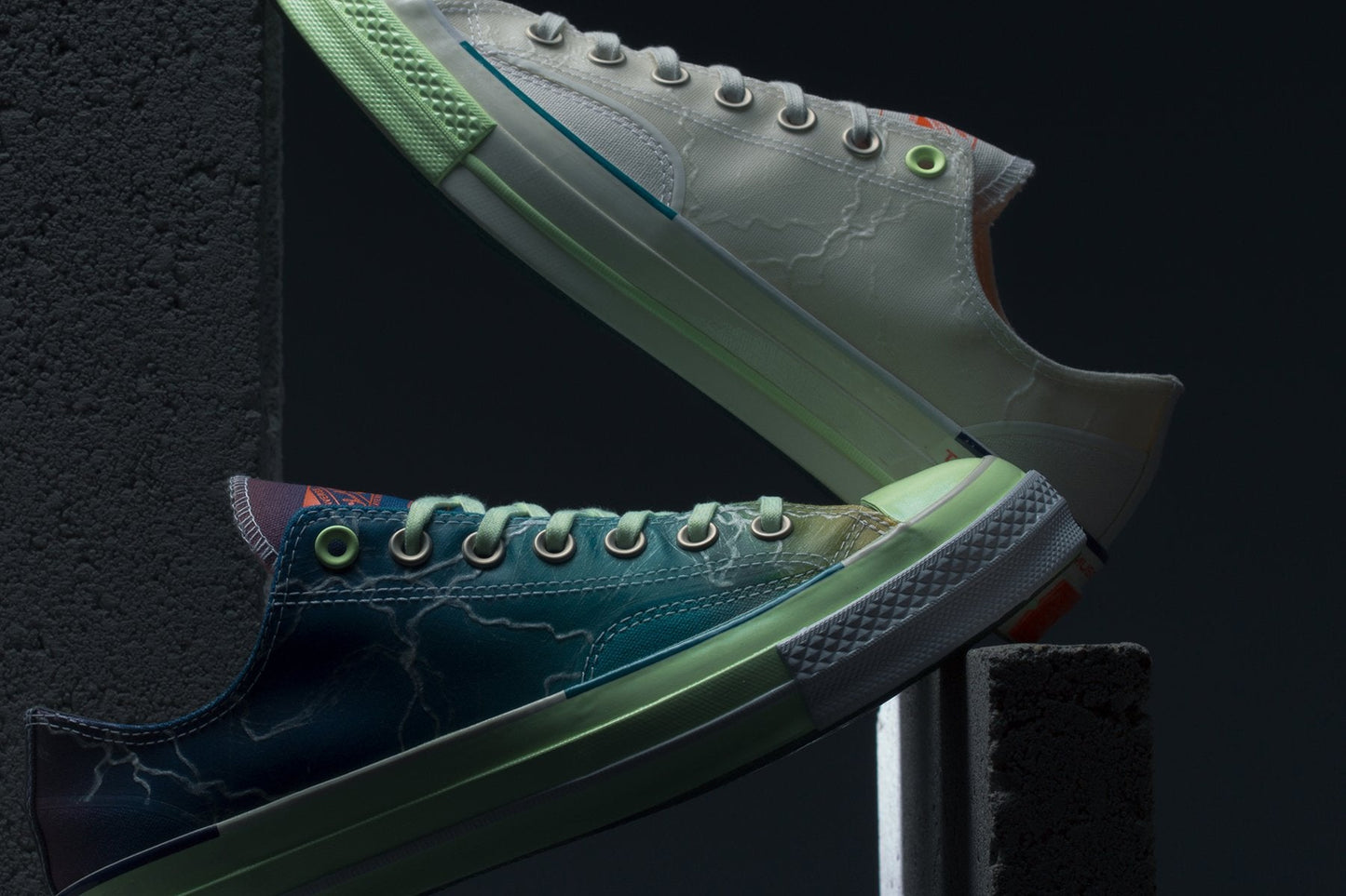 Converse x Pigalle Chuck 70 Ox - White/Vast Grey/Barely Volt