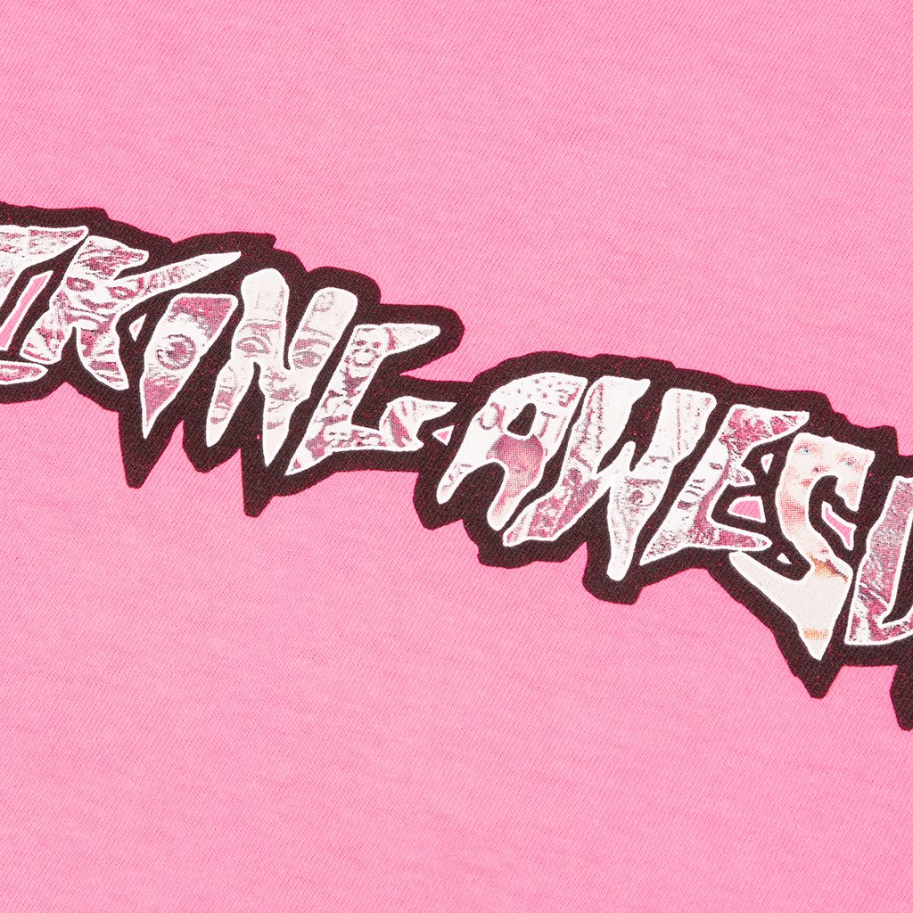 Actual Visual Guidance L/S Tee - Pigment Dyed Neon Pink