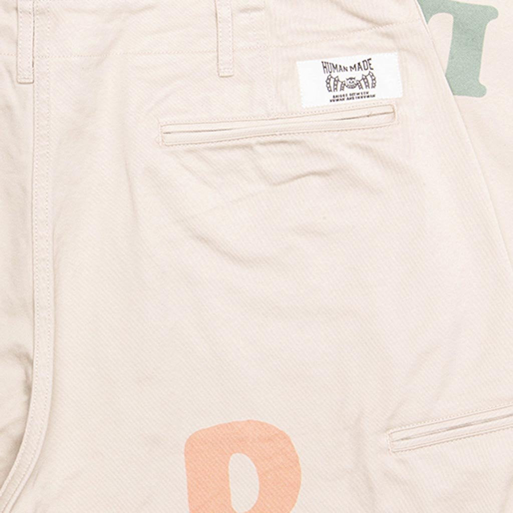 Military Print Chino - Beige
