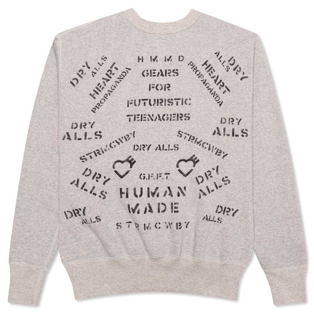 Military Sweatshirt - Grey