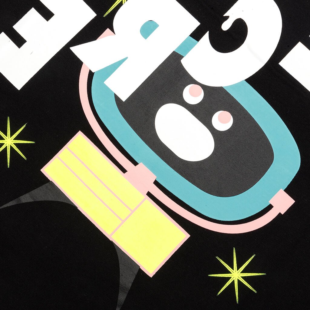 Clock S/S Tee - Black