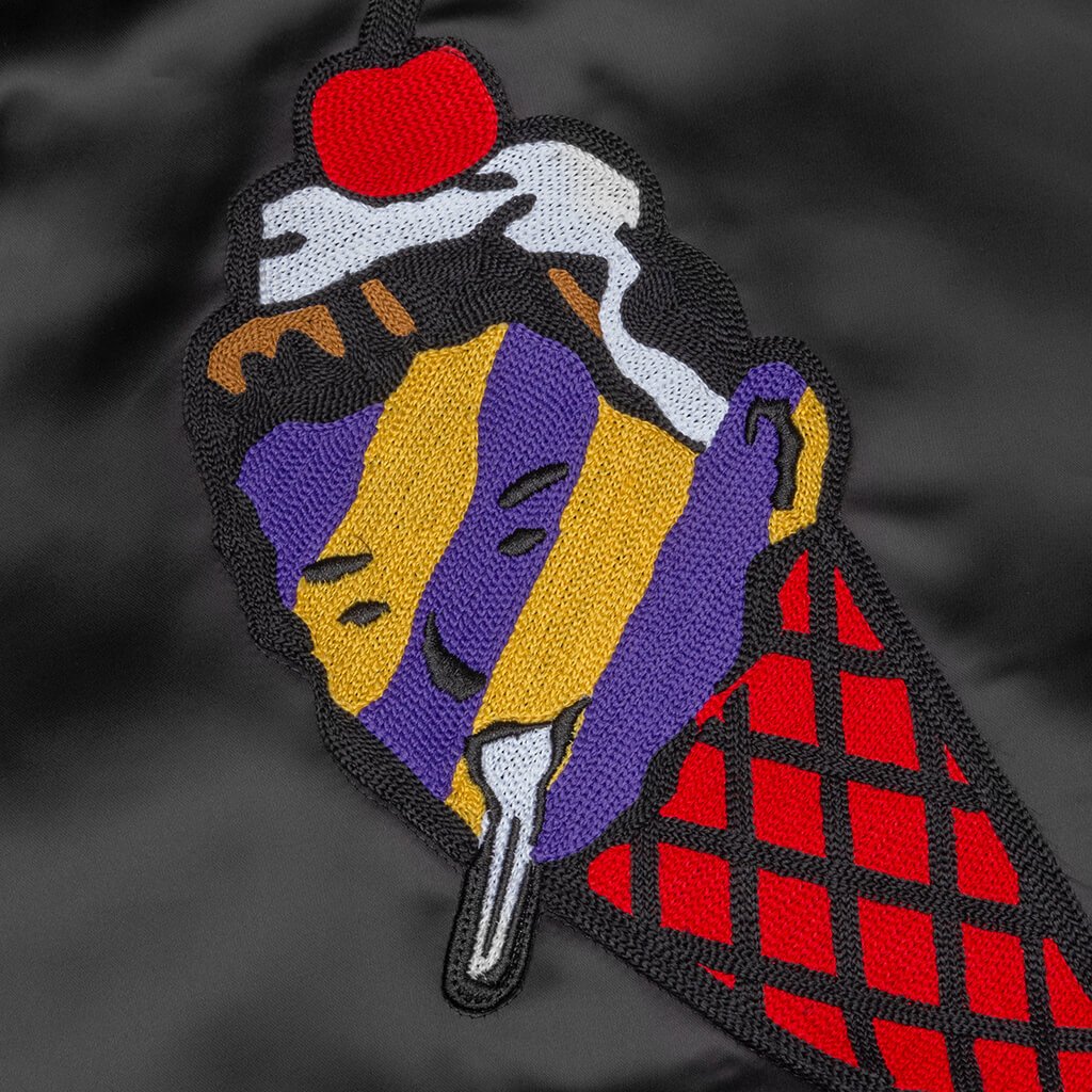 Flames Jacket - Black