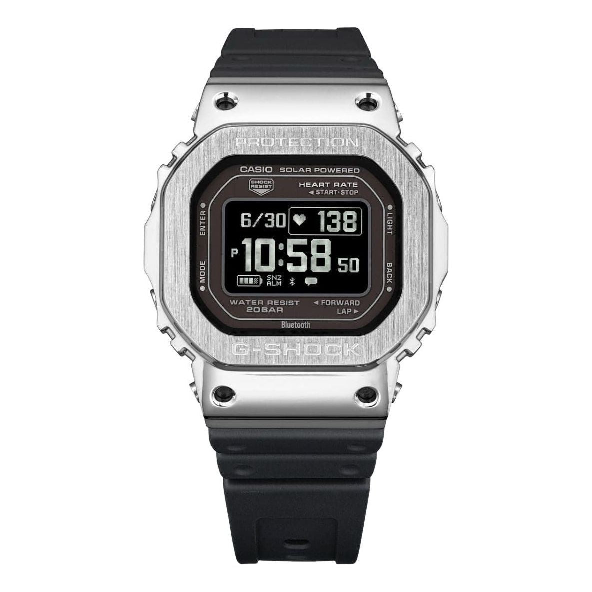CASIO G-SHOCK G-SQUAD GM-H5600 Series 'Black Silver' GM-H5600-1