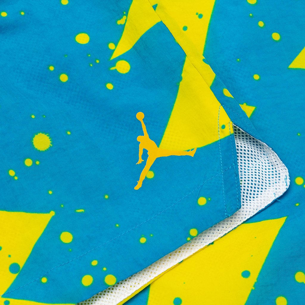 Jumpman 9" Poolside Shorts - Laser Blue/Amarillo