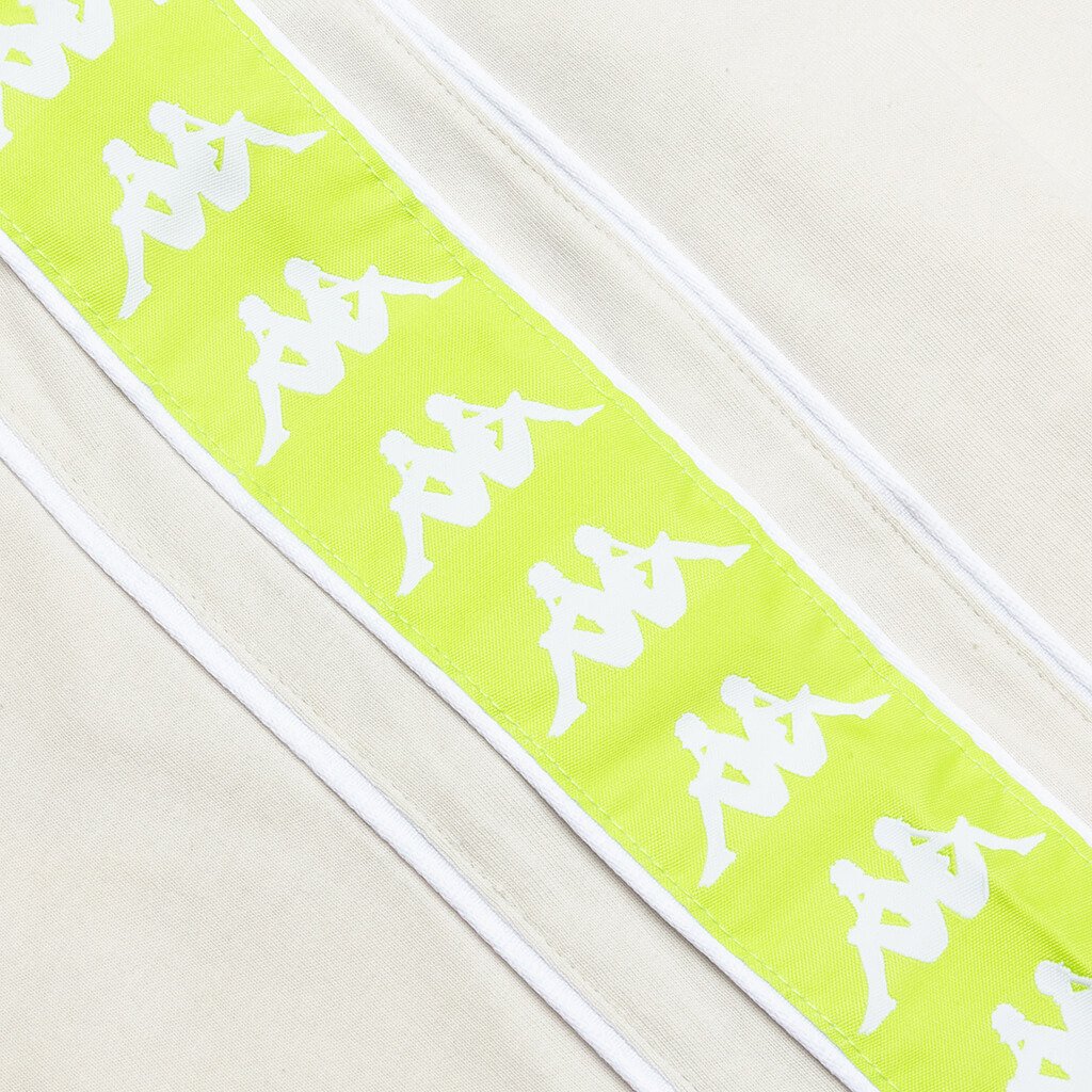 222 Banda Dobrev T-Shirt - Grey Vapor/Green Lime