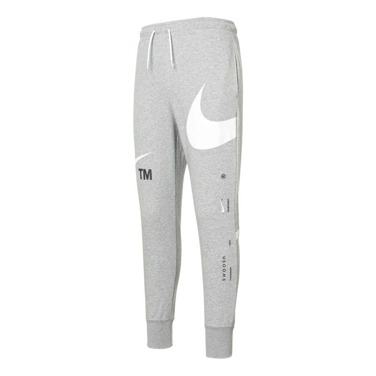Men's Nike Large Logo Lacing Knit Bundle Feet Sports Pants/Trousers/Joggers Autumn Light Grey DD6092-063