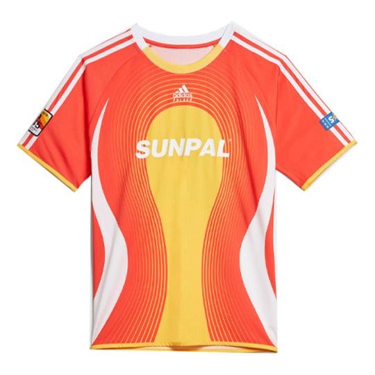 adidas x Palace Soccer/Football Sports Short Sleeve Couple Style Orange Red GL7170