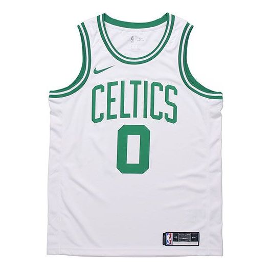 Nike NBA SW Fan Edition 2020 Season Boston Celtics Tatum 0 Jersey 'White' CW3585-107
