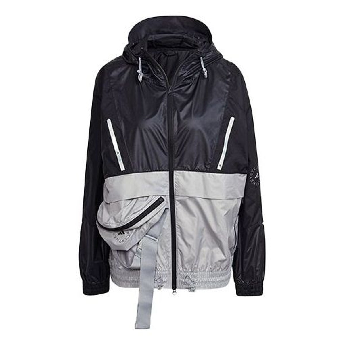 (WMNS) adidas by Stella McCartney Casual Jackets Asia Sizing 'Black Grey' H62016