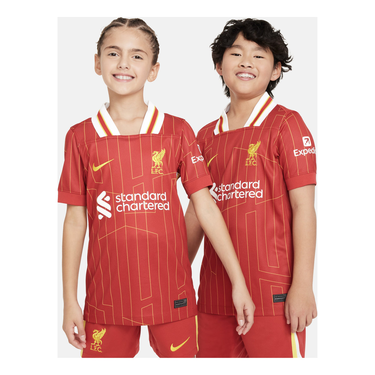 (GS) Nike Dri-FIT Liverpool FC 2024/25 Stadium Home Jersey 'Gym Red' FN9154-688