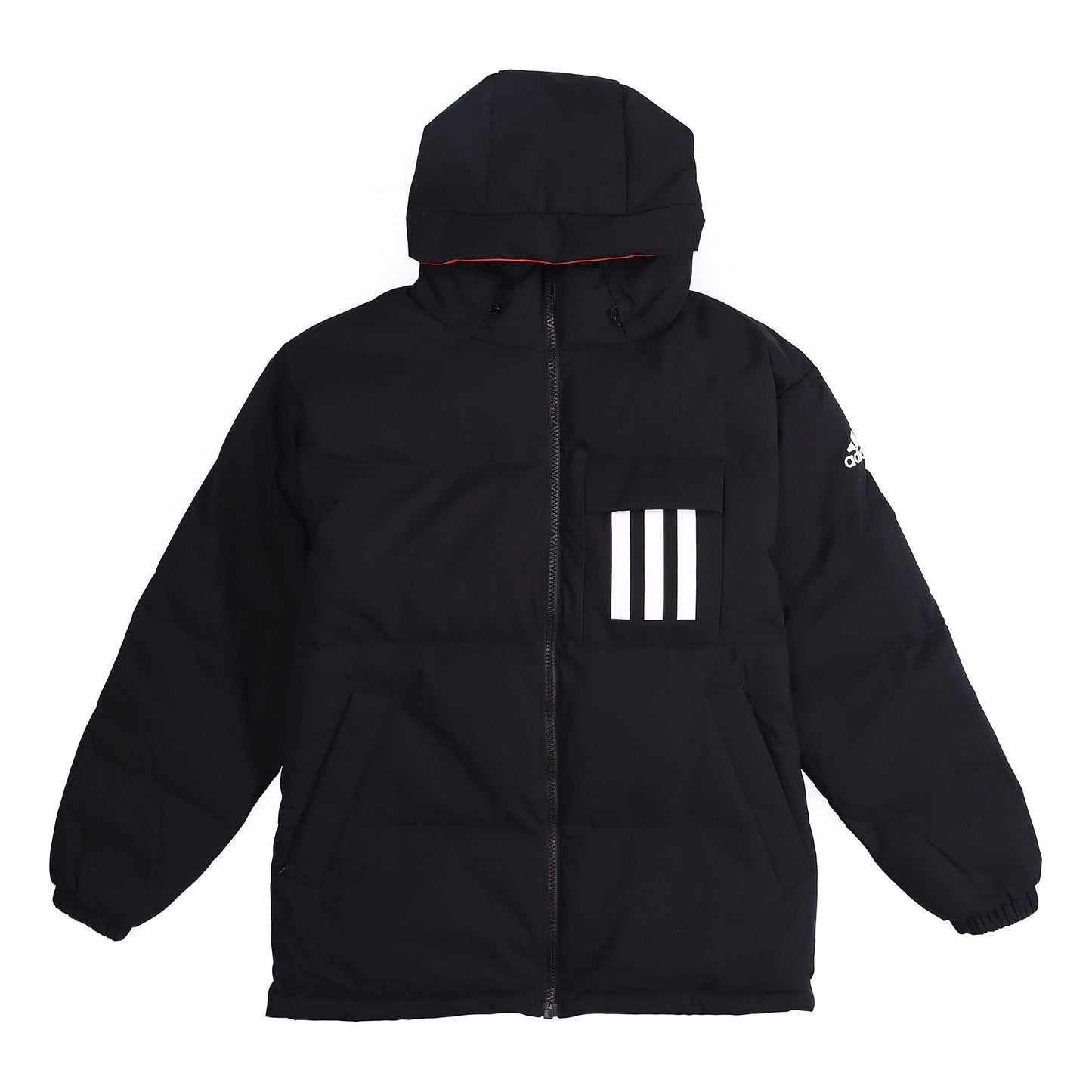 adidas Rev 3st Down Ho Stay Warm Reversible Outdoor hooded down Jacket Black EH4011