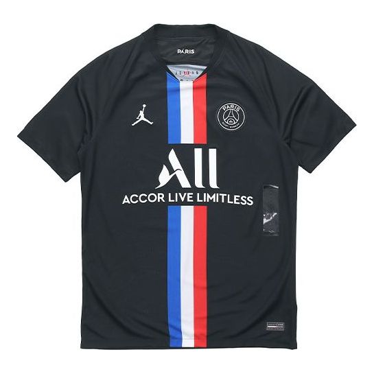 Air Jordan Paris Saint-Germain PSG 19/20 Stadium Fourth Jersey 'Black' BV9197-011