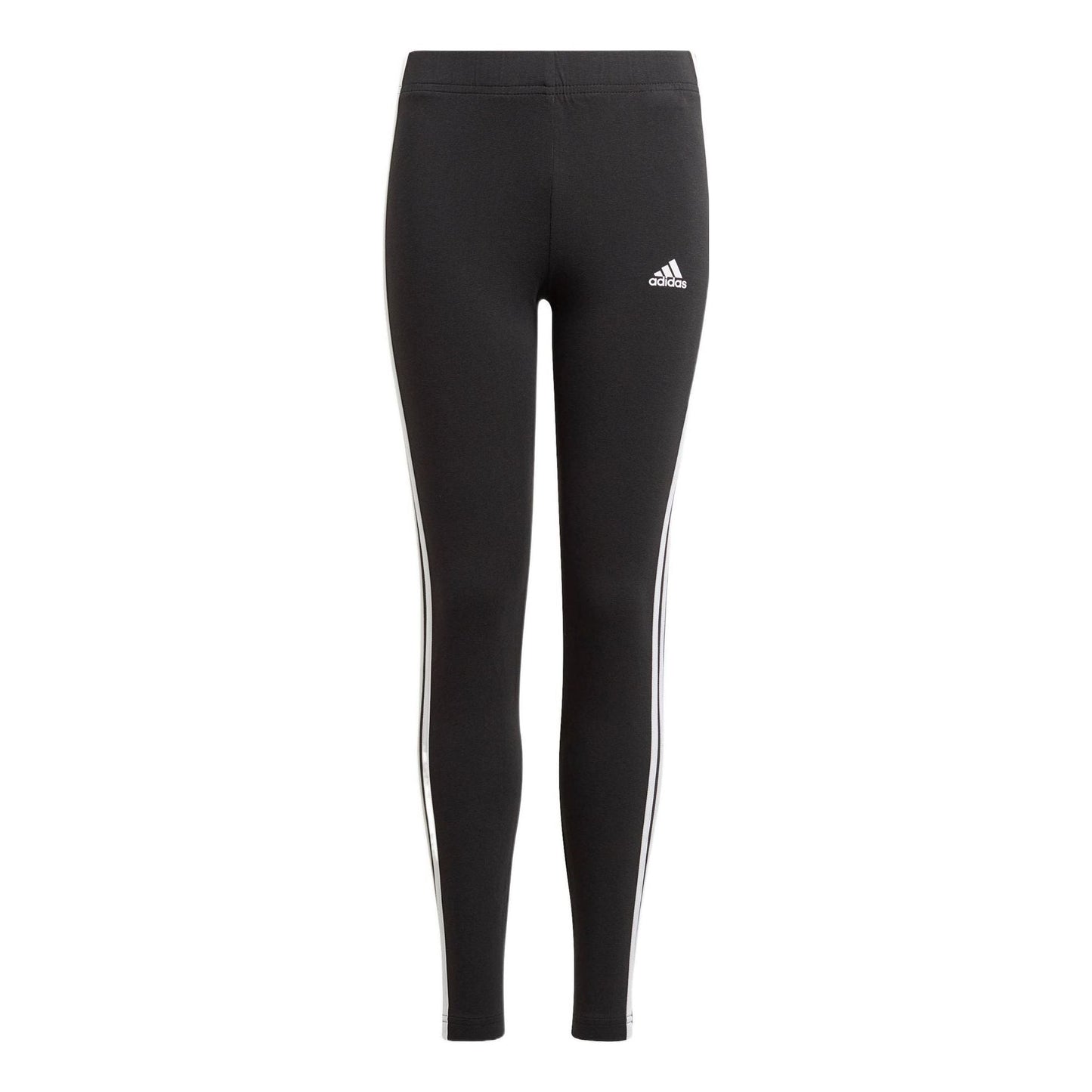 (GS) adidas G 3s Leg Logo Stripe Printing Straight Training Sports Pants/Trousers/Joggers Girls Black GN4046
