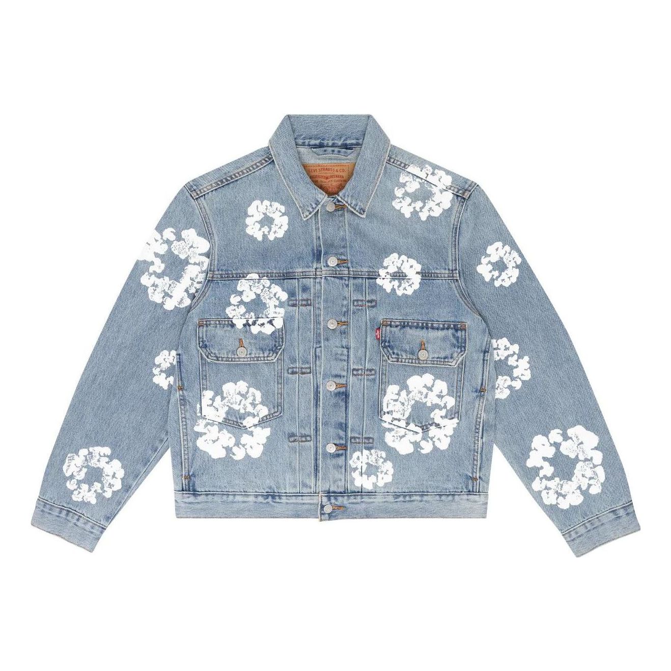 Denim Tears x Levi's Type-2 All Over Wreath 'Light Denim' 802-0003-30