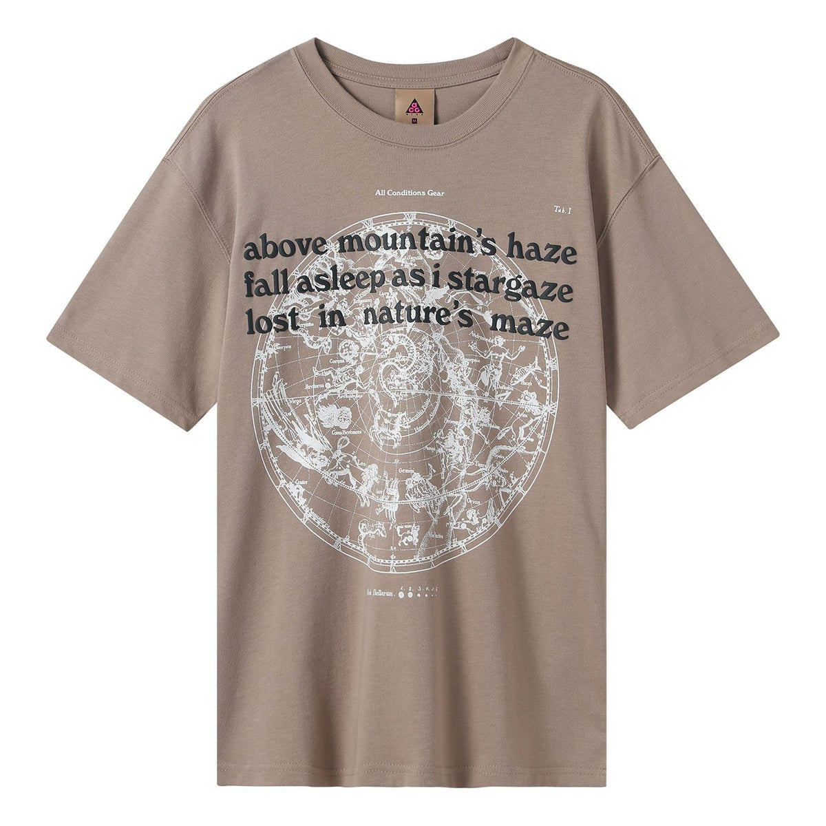 Nike x ACG Stargaze Athleisure Casual Sports Round Neck Short Sleeve Khaki DC4087-247