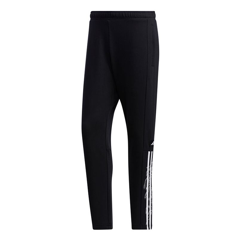 adidas Ub Pnt Wv Deco logo Printing Training Running Casual Sports Pants Black GM4428