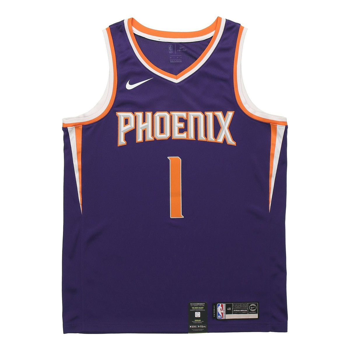 Nike Devin Booker Maillot Icon Edition Swingman Phoenix Suns Purple 864503-568
