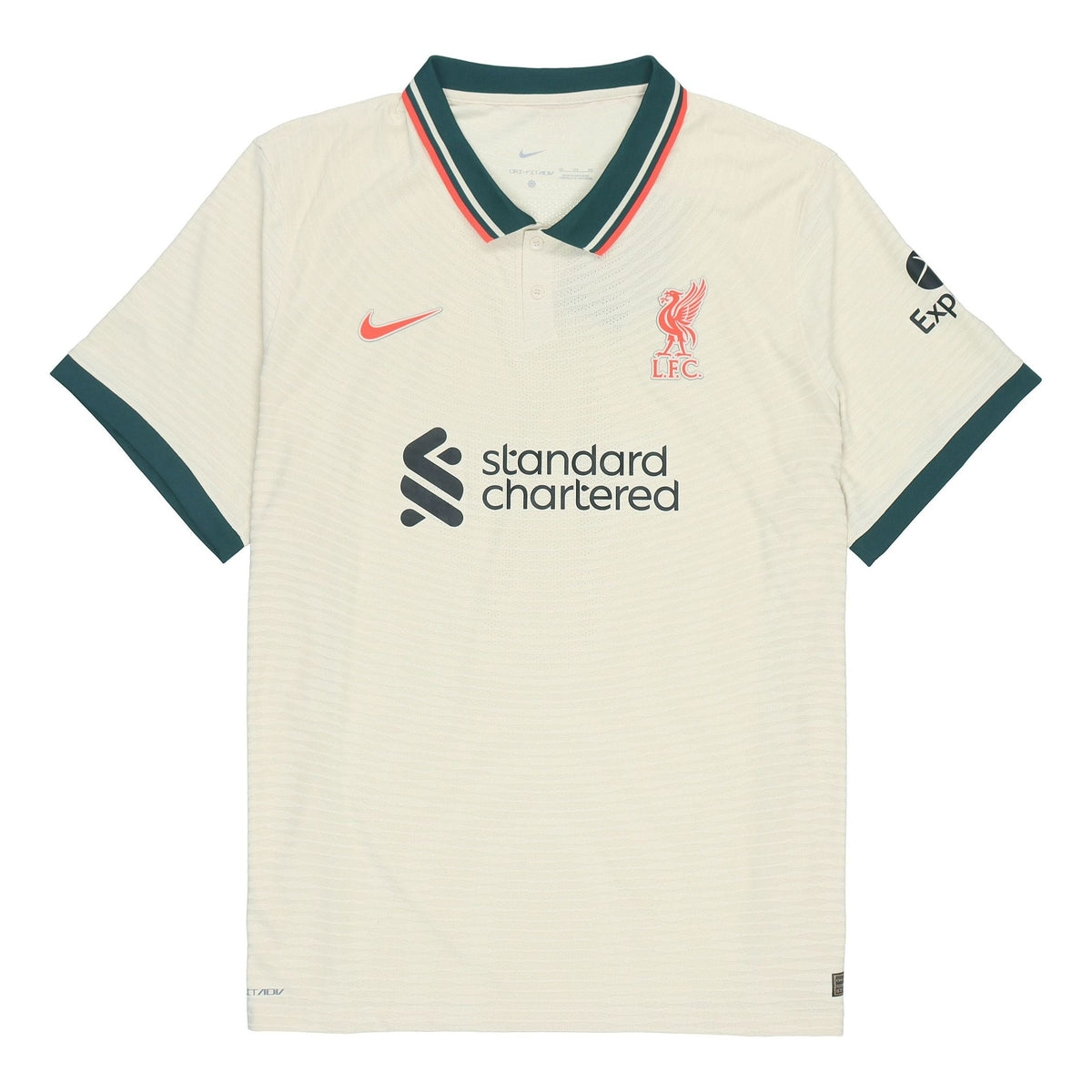 Nike Soccer/Football Sports Short Sleeve Jersey AU Player Edition 21-22 Season Liverpool Away Gray DB2532-239